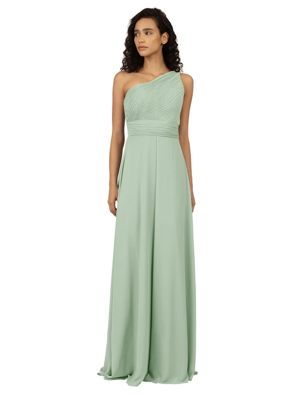 ApartFashion Women's One-Shoulder Formal Evening Dress, Mint, 16