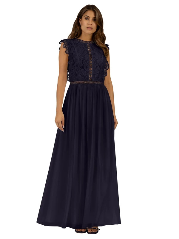 ApartFashion Women's Evening Dress, Midnight Blue, 16