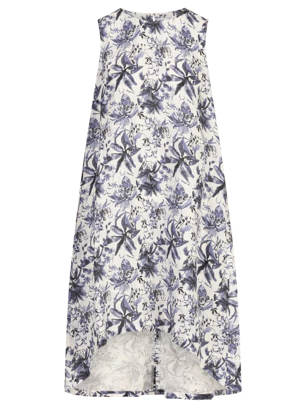 Mint & Mia Women's Dress, White-Blue, 12