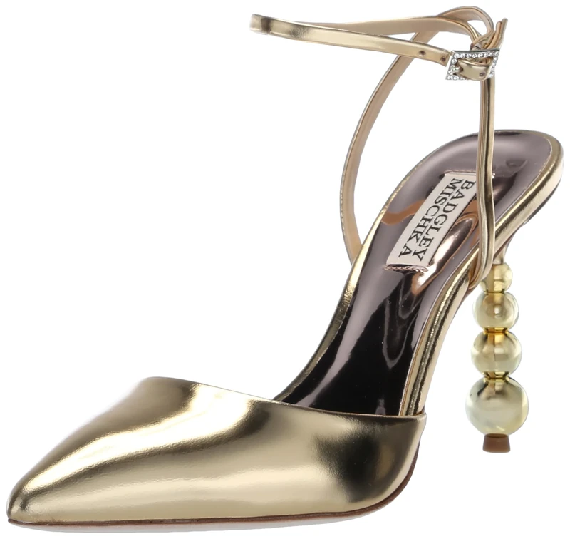 Badgley Mischka Women's Indie II Gold Pump - 8.5 UK