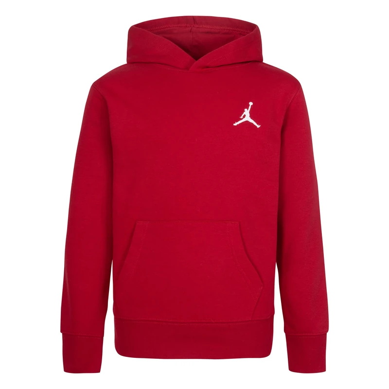 NIKE Kids & Teen's Mj Essentials Hooded Sweatshirt, red, 10-12 anni