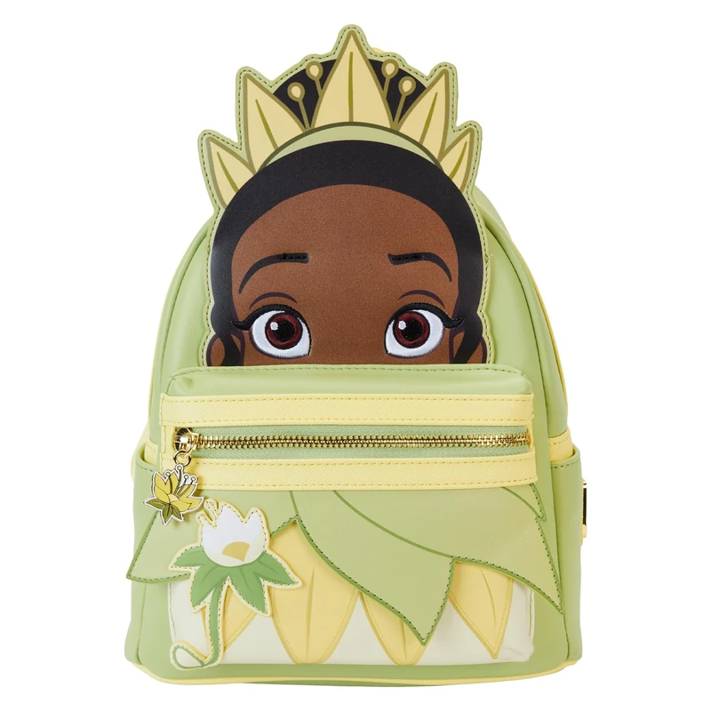 Loungefly Princess Tiana Cosplay Mini-Backpack - Princess and the Frog - Amazon Exclusive - Premium Vegan Leather - Gift Idea - Official Merchandise - for Boys, Girls Men and Women - Movies Fans