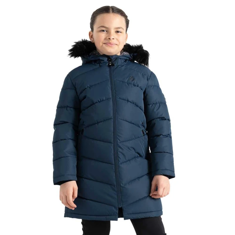Dare 2b Girls Striking Iii Waterproof Jacket, Moonlight Denim, 15-16 Years UK