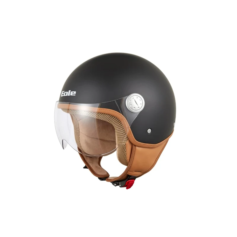 EOLE Jetroad Helmet Matt black-brown interior, Waist XS (53-54 cm)