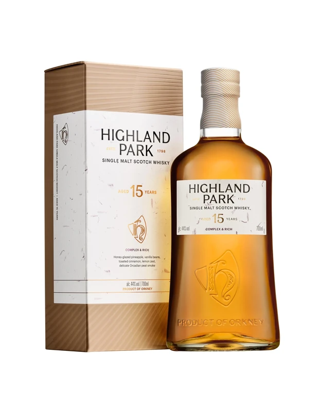 Highland Park 15 Year Old Single Malt Whisky, 70cl, Packaging May Vary