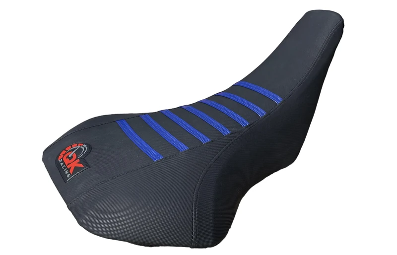 QK RACING Seat Cover - Compatible Fit for Suzuki LTZ 400 Z400 2003-2008 (Blue Top/Black Side), Durable ATV Seat Protector