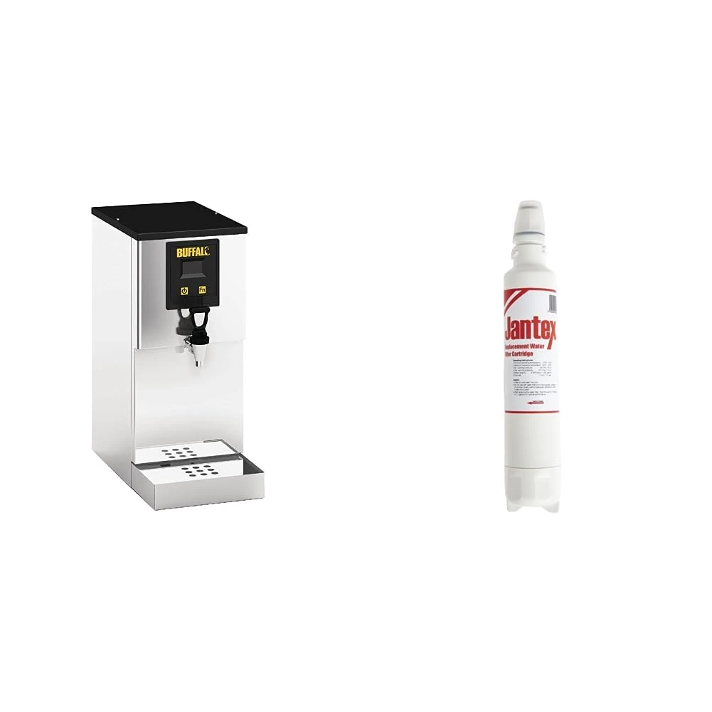 Buffalo CN534 Autofill Water Boiler with Filtration, 10 L & Jantex Water Filter Cartridge for Buffalo Water Boiler (CN534) | AG635