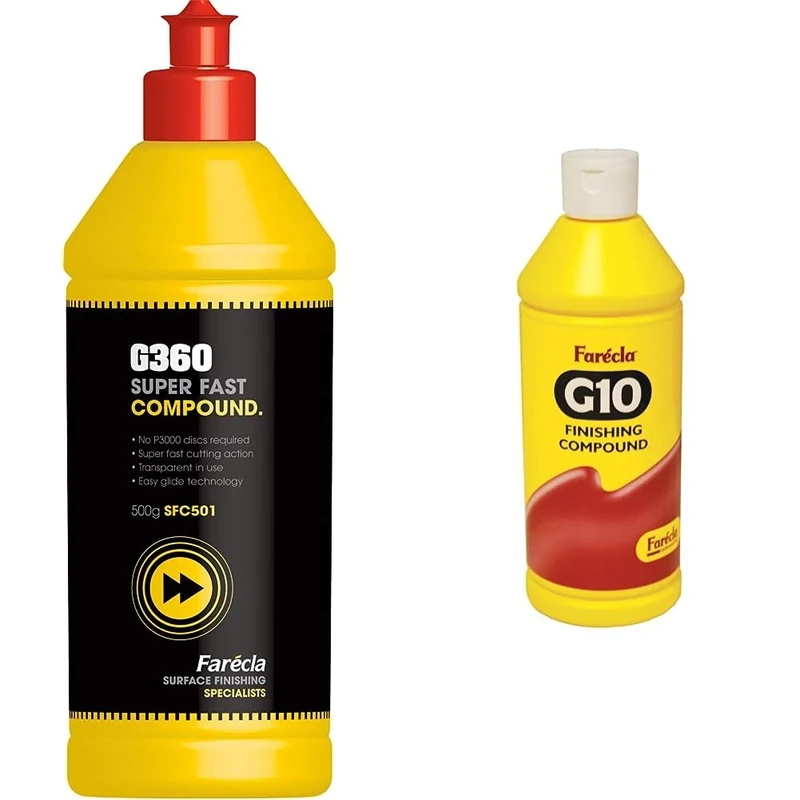 Farécla G360 Super Fast Compound 500g & Farecla G10-500 500ml G10 Fine compound