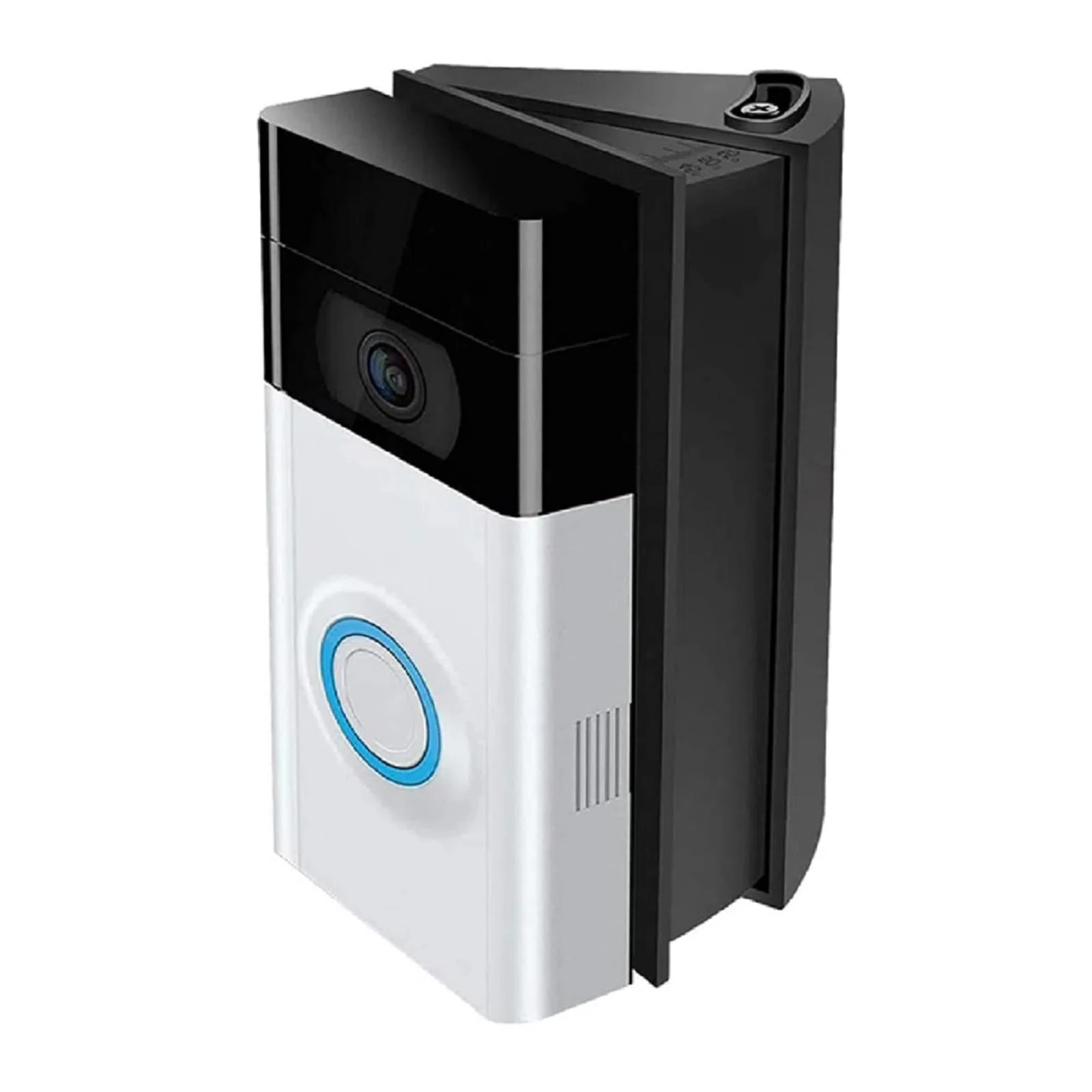 Adjustable Angle Mount Compatible Video Doorbell 1/2/3/4 Wi-Fi Enabled Video Doorbell, Replacement Angle Adjustment Video Doorbell Mounting Plate Bracket Wedge Kit