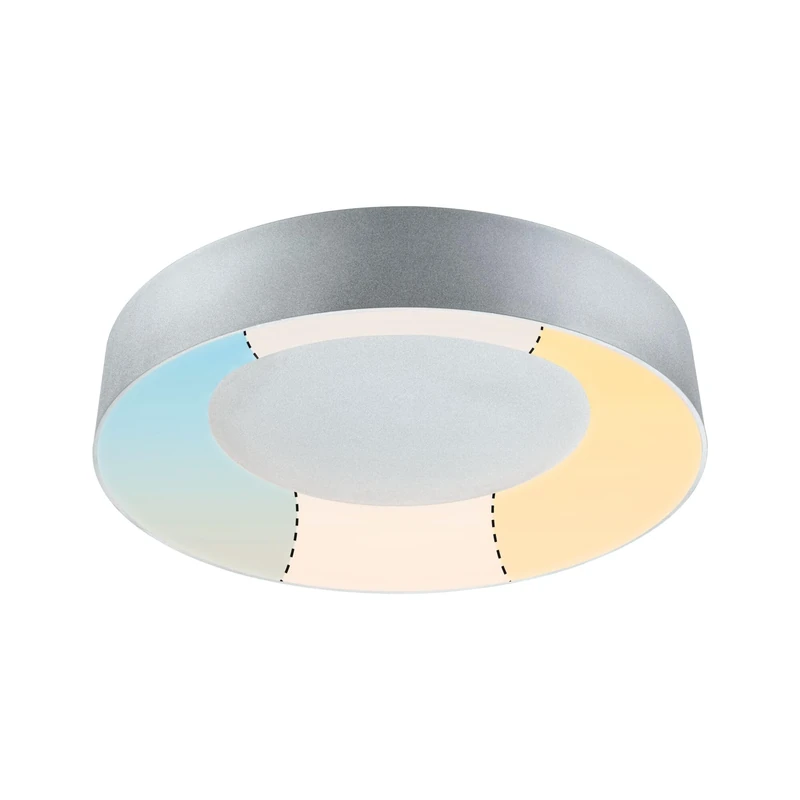 Paulmann 71095 LED Ceiling luminaire Casca IP44 White Switch 2300lm 230V 25W Aluminium Round dimmable Metal, Plastic 3000K