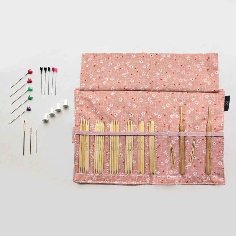 Seeknit Amigurumi Set, Pink, 10cm