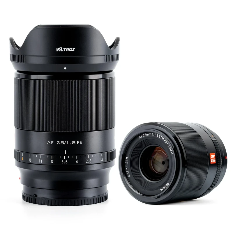VILTROX AF 28mm F1.8 FE Full Frame Wide Angle Lens Prime Auto Focus Lens for Sony E Mount Cameras A9 A7 II III 7R II III IV 6600 6500 6400