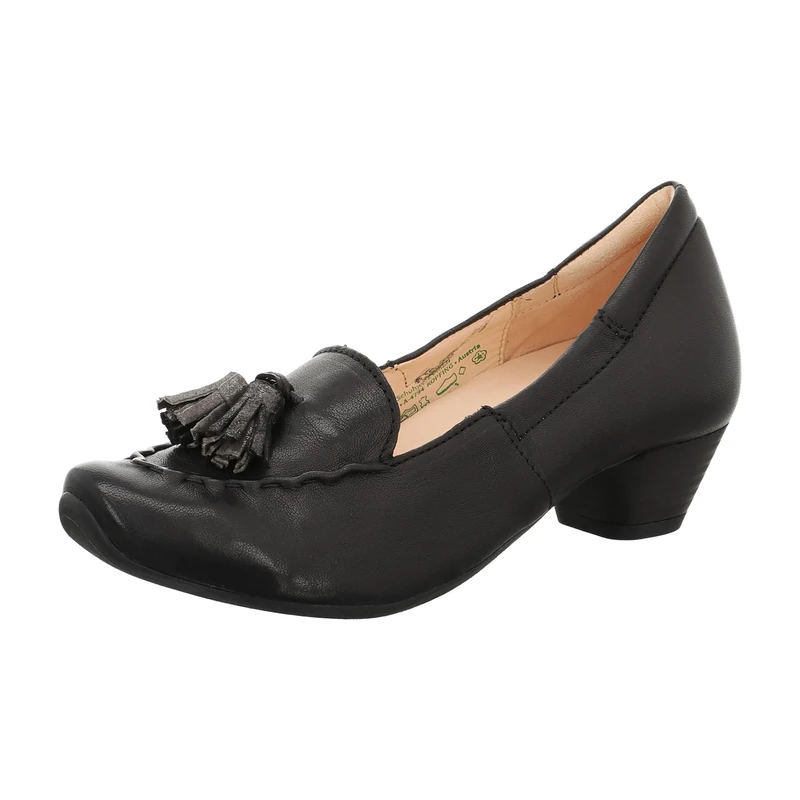 Think! Women's Aida Sustainable Pump, Black Estate 0000, 6.5 UK