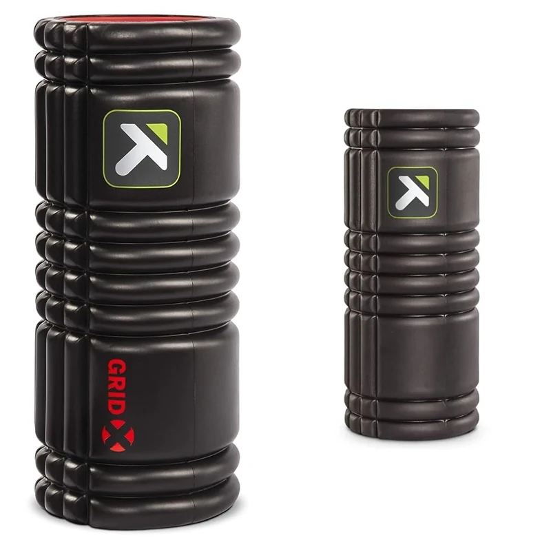 TriggerPoint GRID X Extra-Firm Foam Roller for Deep Tissue Muscle Massage - Versatile Grid Roller for Targeted, Multi-Purpose Use