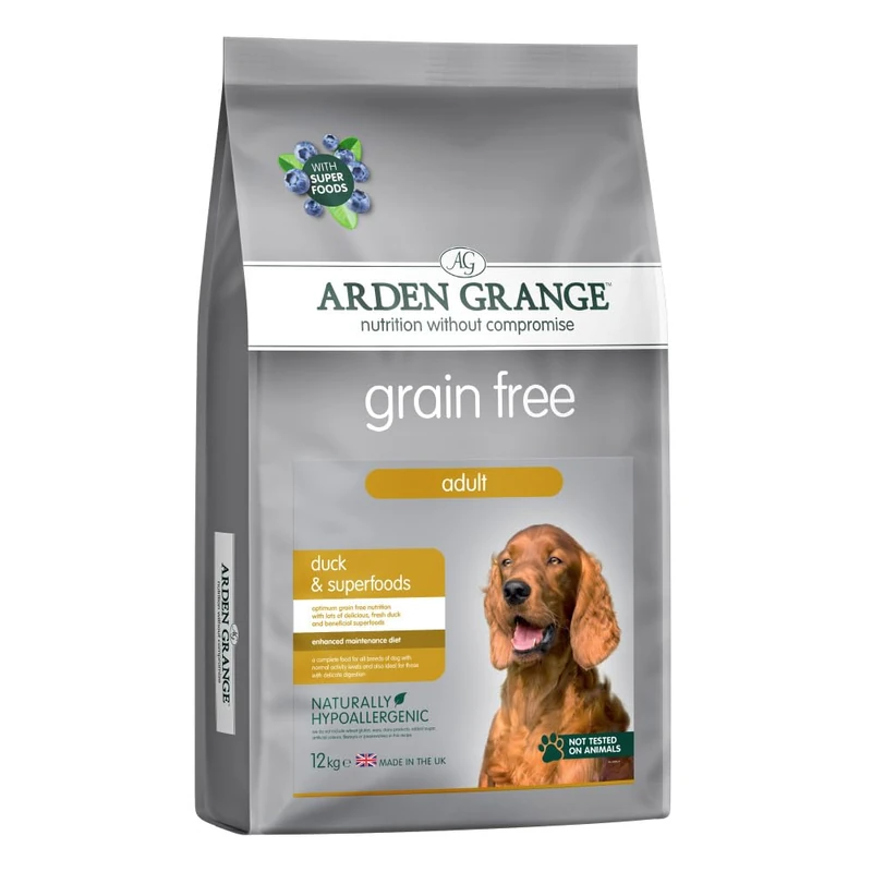 Arden Grange Adult Duck and Superfoods Grain Free Dog Food 12kg