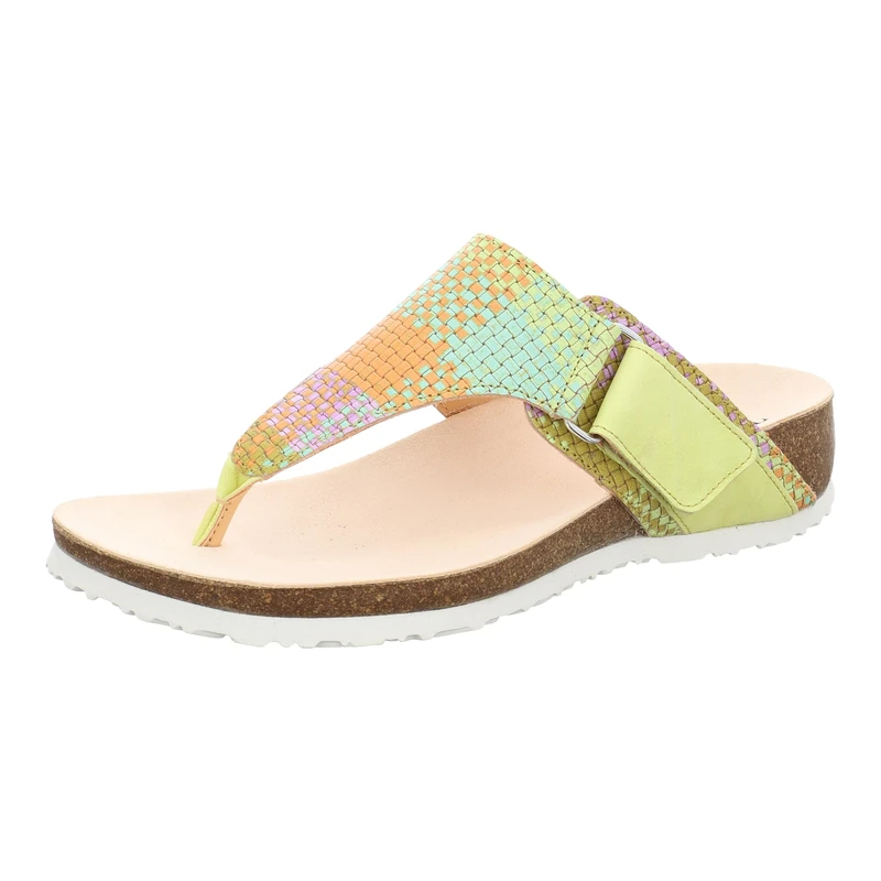 Think! Women's Julia Sustainable Flip Flops, Matcha Estate 9030, 6.5 UK