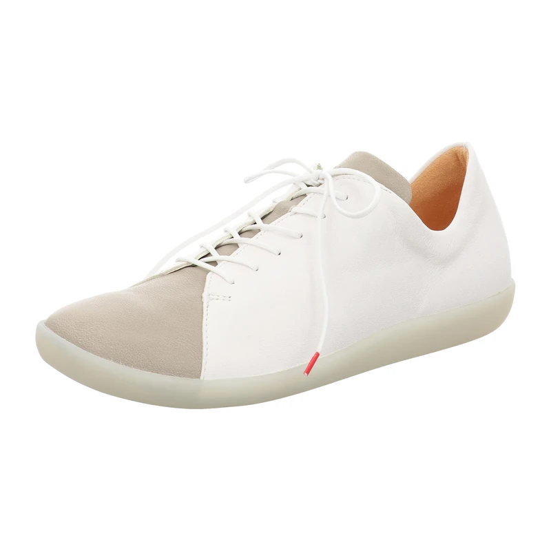 Think! Women's Removable and Durable Chrome Free Insole Natural Trainers, Bianco Estate 1000, 9 UK