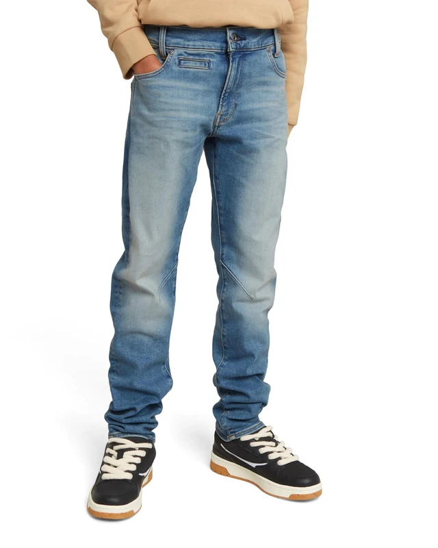 G-Star Boy's Kids D-Staq Slim Jeans, Blue (medium aged D24925-01-071), 8