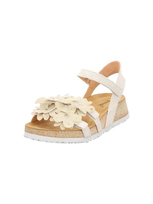 Think! Damen KOAK chromfrei gegerbte nachhaltige Sandale, IVORY/KOMBI 1010