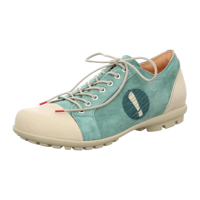 Think! Men's Kong Sustainable Replaceable Footbed Lace-up Shoes, Creme Kombi 4000, 7 UK