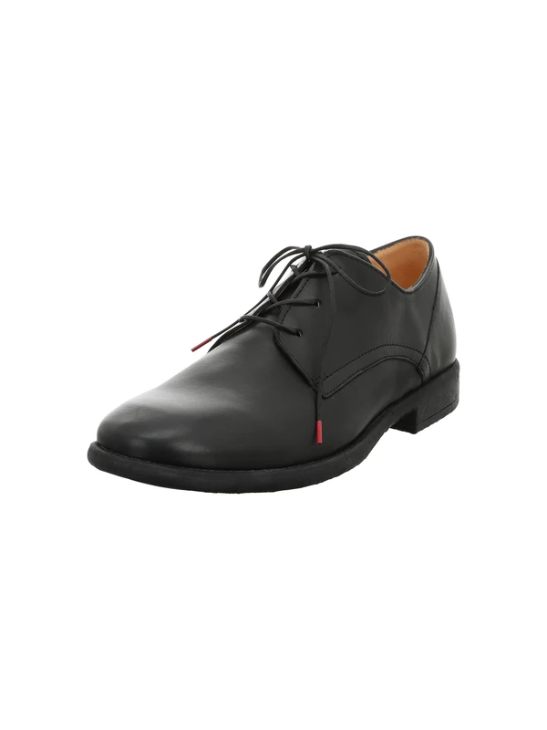 Think! Herren CIVITA chromfrei gegerbte nachhaltige Halbschuhe, Schwarz 0010