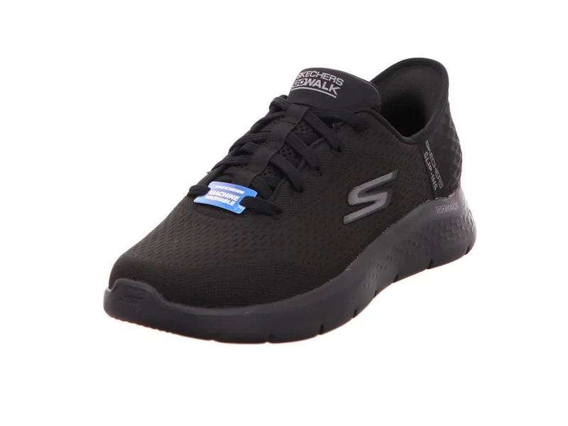 Skechers Men's GO Walk Flex New World Sneaker, Black, 8.5 UK