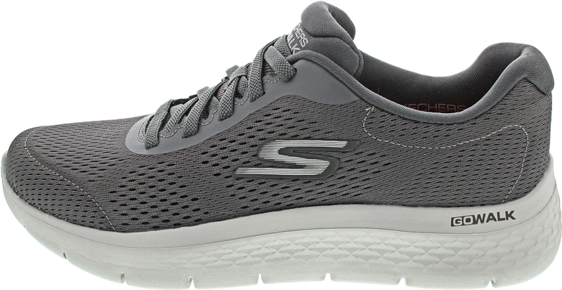 Skechers Men's Go Walk Flex-Remark Sneaker, Charcoal Grey, 6.5 UK