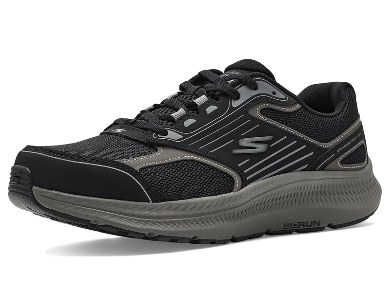 Skechers Men's Go Run Consistent 2.0 Sneaker, Black/Charcoal, 10