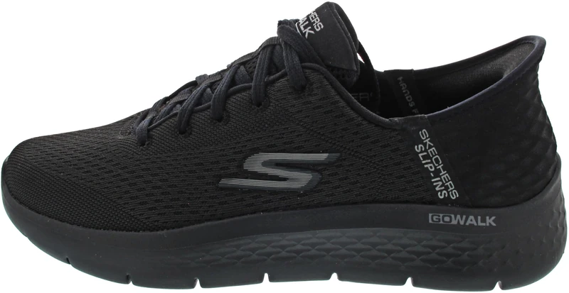 Skechers Men's GO Walk Flex New World Sneaker, Black, 7.5 UK
