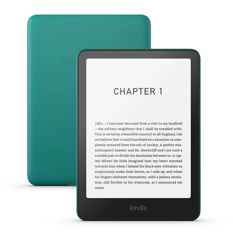 Amazon Kindle Paperwhite (newest gen) – Our fastest Kindle ever, with new glare-free display and weeks of battery life – 16 GB – With Ads - Jade