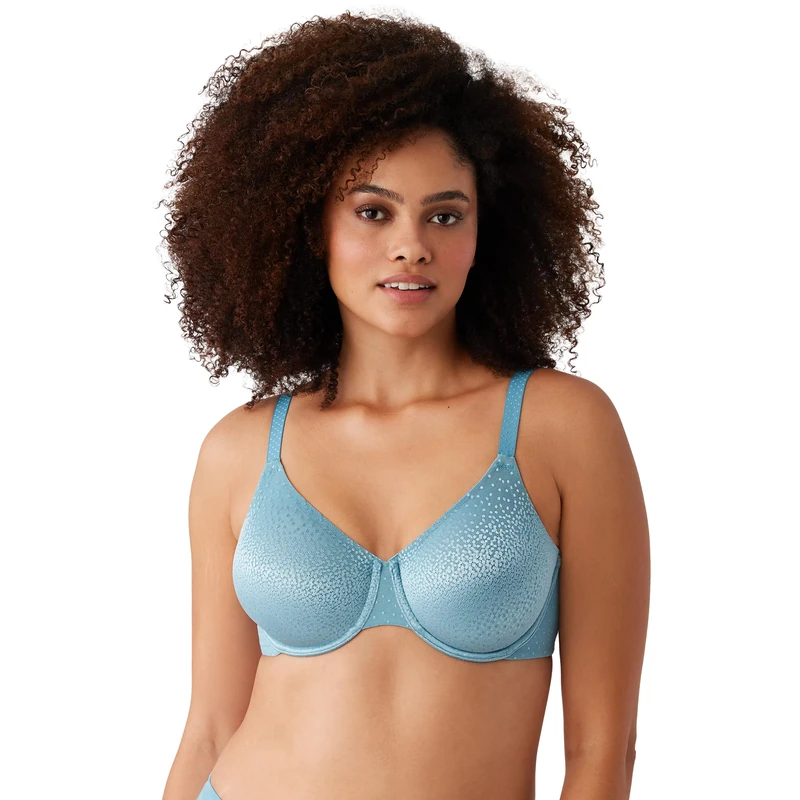Wacoal Women's Back Appeal Underwire Bra, Adriatic Blue, 34D