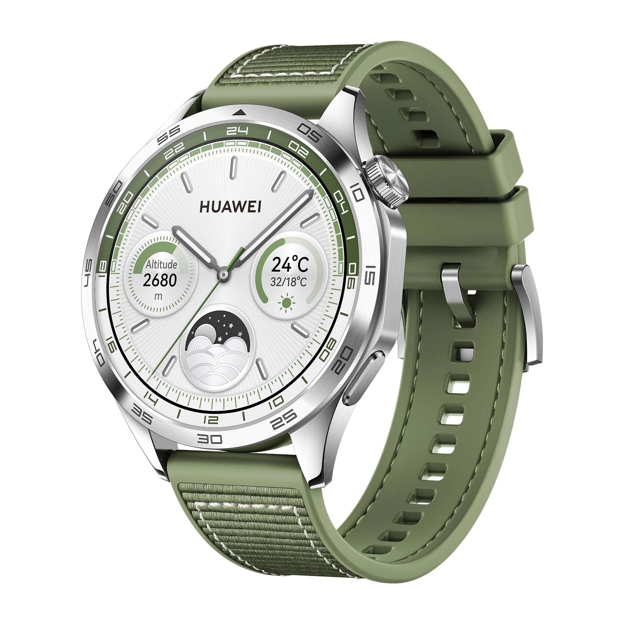 HUAWEI WATCH GT 4 Smart Watch for men women - Up to 2 Weeks Battery Life Fitness Tracker - Compatible with Android & iOS - Health Monitoring with Pulse Wave Arrhythmia Analysis - GPS Integrated -Green