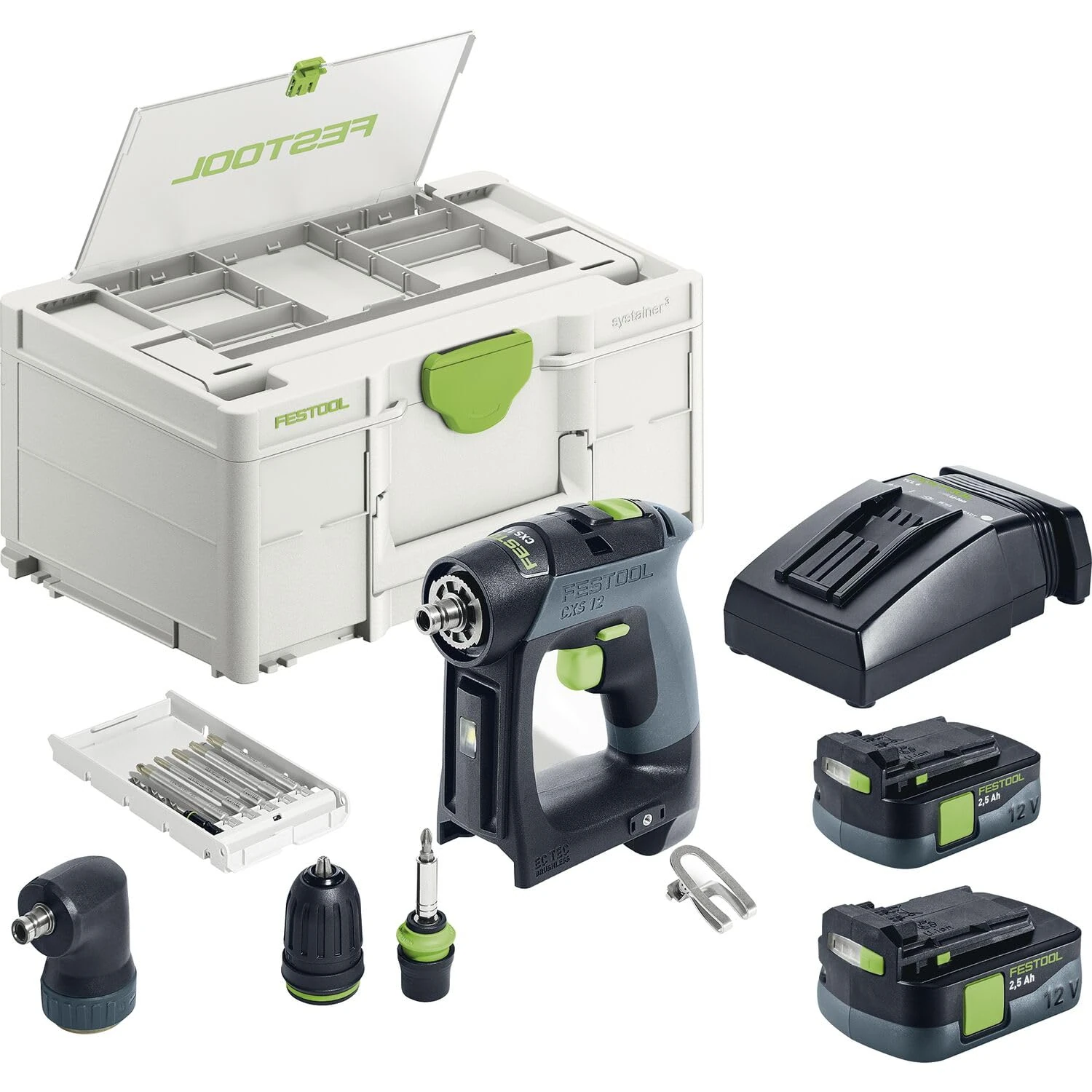 FESTOOL GMBH Cordless Drill Driver CXS 12 2,5-Set-FESTOOL-576865