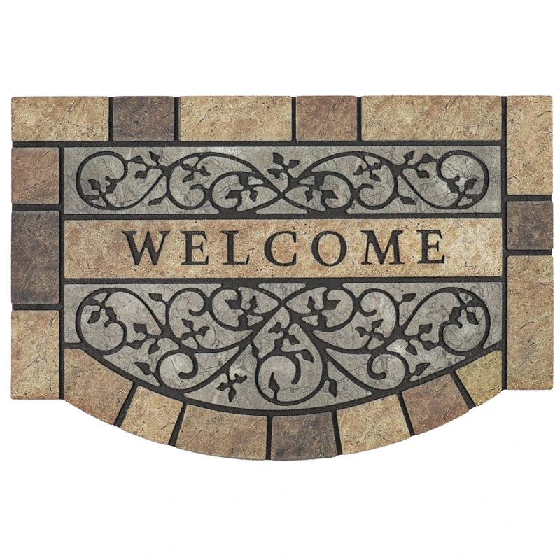 MTOUOCK 24 * 36" Heavy Duty Welcome Mats Outdoor No Slip Rubber Outdoor Mats for Home Entrance