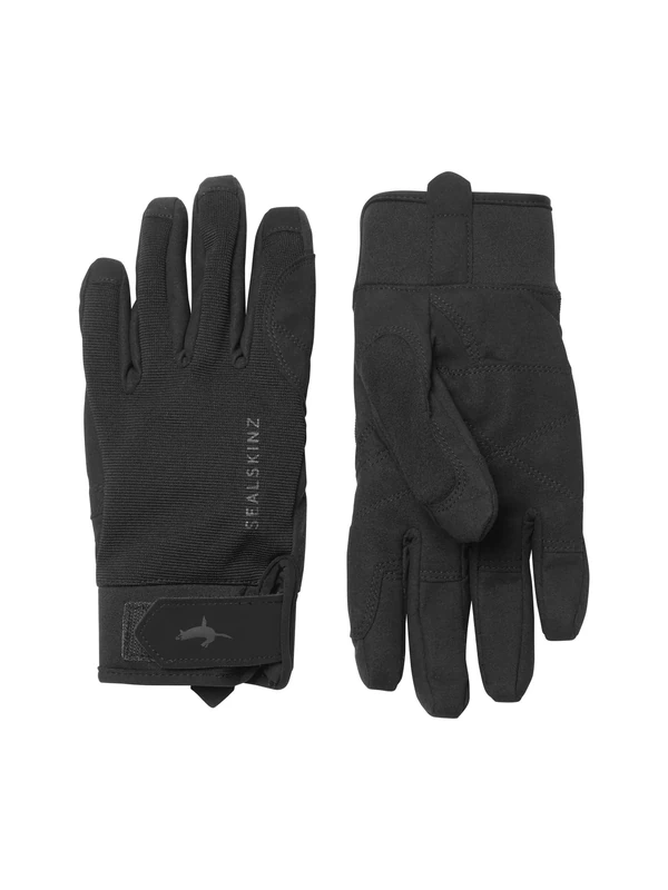 SEALSKINZ | Harling | Unisex Waterproof All Weather Gloves | For Cycling, Outdoor Work | Touch Screen Compatiable | Suede & Merino Wool
