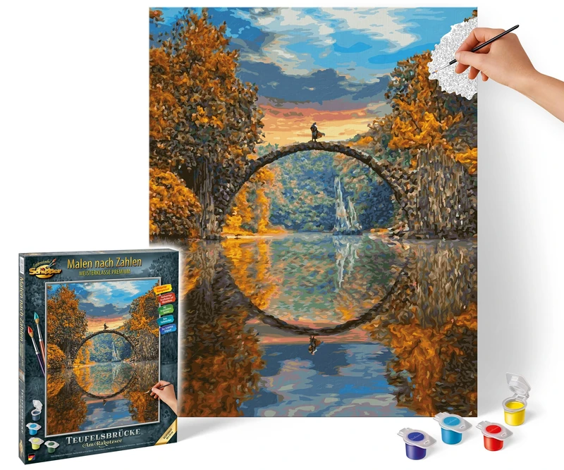 Schipper 609130898 Painting by Numbers - Devil's Bridge Kit