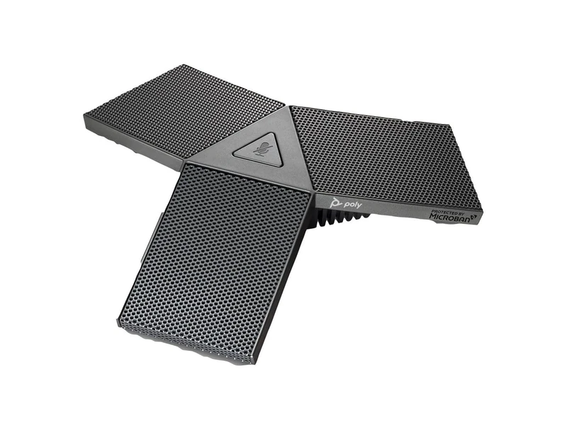 POLY Table Expansion Microphone: Contains Mic Array with mute button and a 7.6m/25' RJ11 connection type cable. Compatible