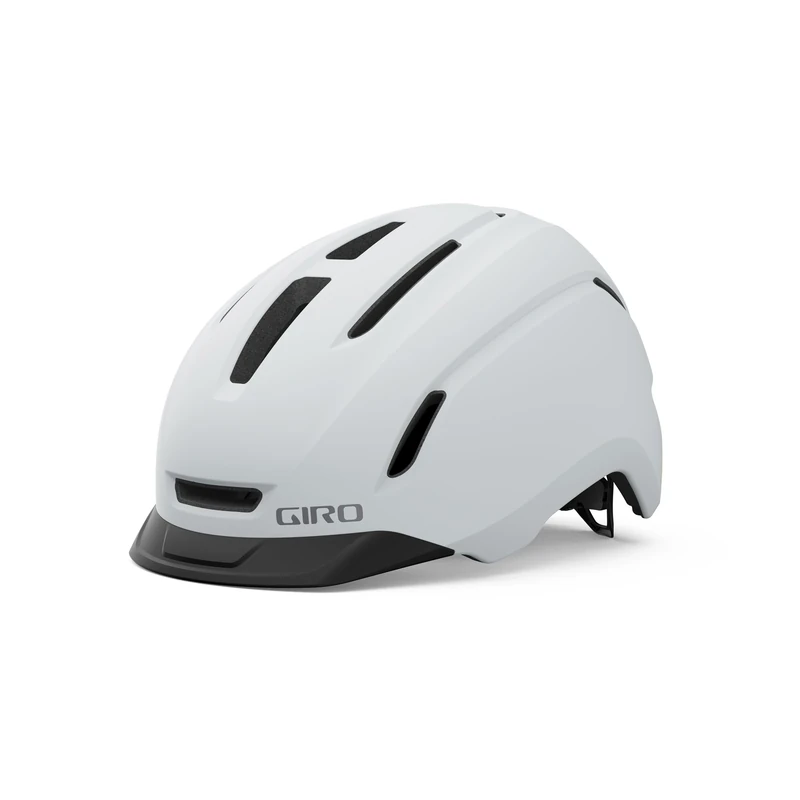 Giro - Caden II LED - EU Helmets - Adult Unisex - protective gear, bike helmet, commuter helmet, commuter protective helmet, Matte White , L