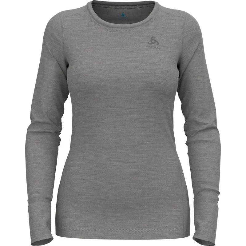 Odlo Thermal underwear for women Merino 200 I Merino underwear for women I Long-sleeved thermal shirt I Long-sleeved thermal shirt with round neck I Women