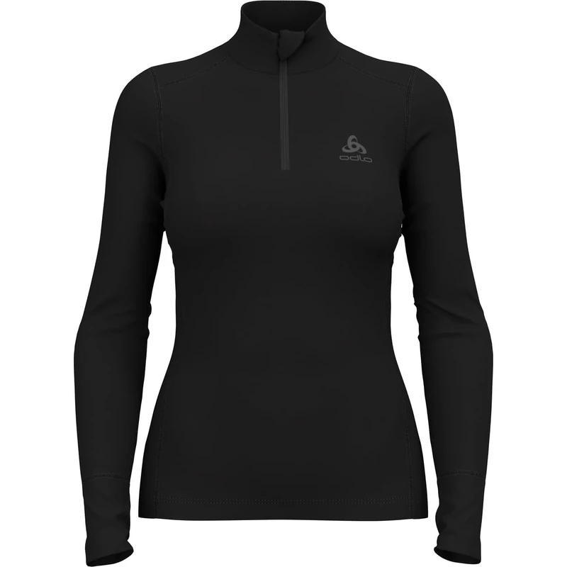 Odlo Women Functional long-sleeve shirt with zipper MERINO 260, black, M