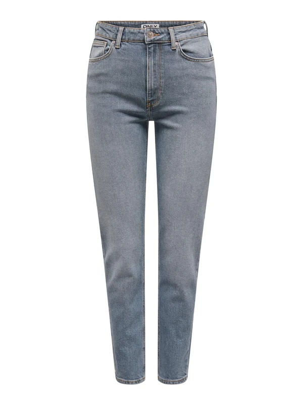 ONLY Female Straight Fit Jeans Straight Cut High Waist Jeans, Special Blue Grey Denim, 32W x 30L