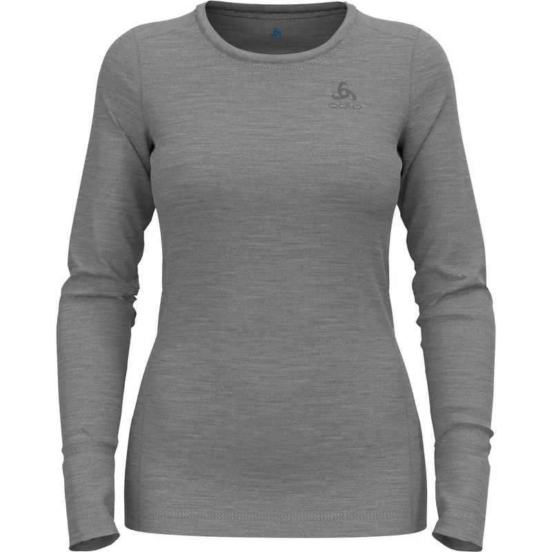 Odlo Thermal underwear for women Merino 200 I Merino underwear for women I Long-sleeved thermal shirt I Long-sleeved thermal shirt with round neck I Women