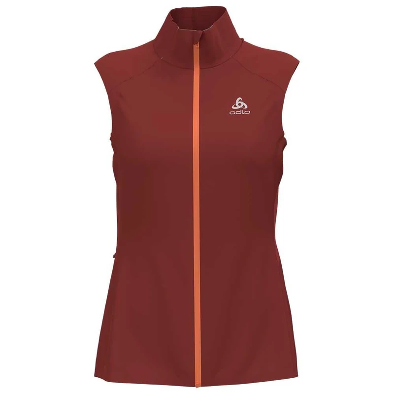 Odlo Women Running vest ZEROWEIGHT WARM, spiced apple, S