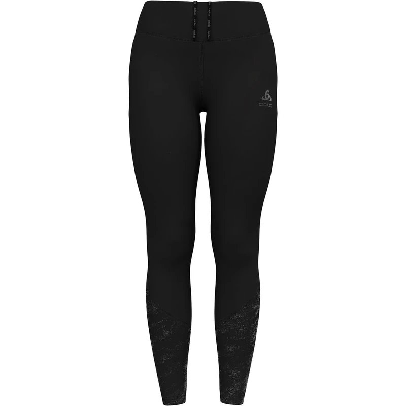 Odlo Women Running tights ESSENTIAL PRINT, black, XL