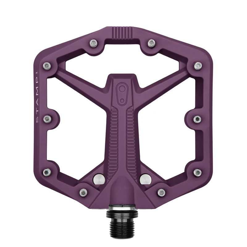 Crankbrothers Stamp 1 Version 2 MTB Pedal, Small Purple