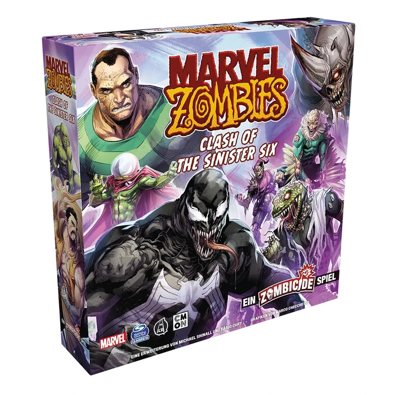 CMON Marvel Zombies - Clash of the Sinister Six: Tabletop Strategy Game for 1-6 Players, Ages 14+