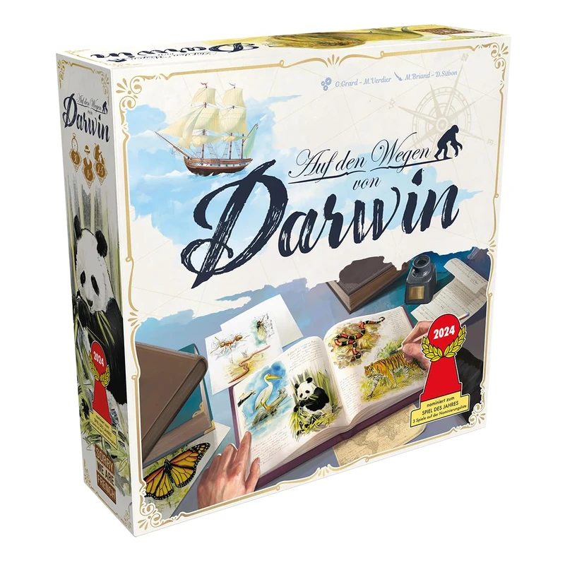 Asmodee On the Paths of Darwin - Set Collection Board Game