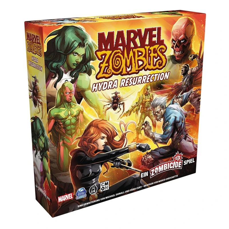 CMON, Marvel Zombies: Hydra Resurrection - A Zombicide Game, Expansion, Connoisseur Game, Dungeon Crawler, 1-6 Players, From 14+ Years, 60 Minutes, German, Multicoloured, Colourful