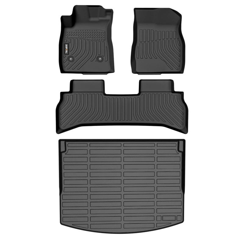 AIPOIL®-Floor Mats & Cargo Liners Custom for Chevrolet Trailblazer FWD 2021-2023丨TPE All Weather Protection Anti-Slip Automotive Floor Liners丨Full Set Automobile mats Accessories, Black