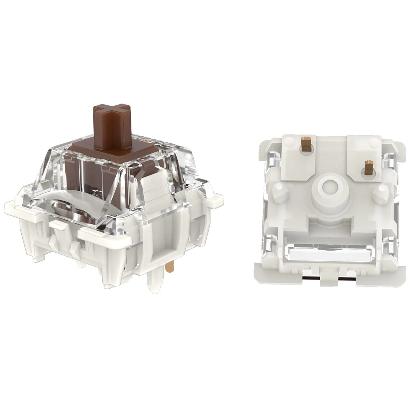 Gateron KS-9 Pro 3.0 Brown pre Lubricated 5-pin Linear Switch Compatible with MX Mechanical Key Game Keyboard switches (108PCS,Pro Brown 3.0)